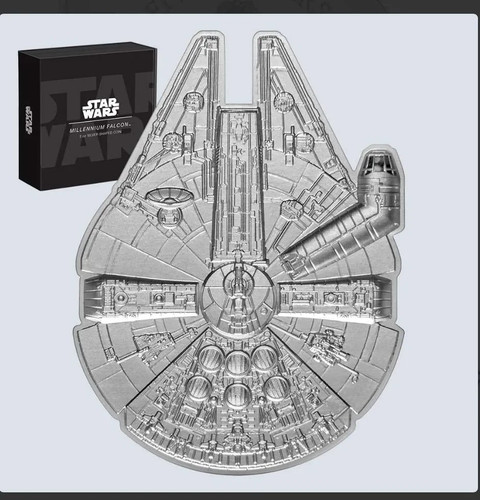 Silbermünze star wars - oz,